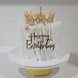 White Crown Birthday Cake thumbnail