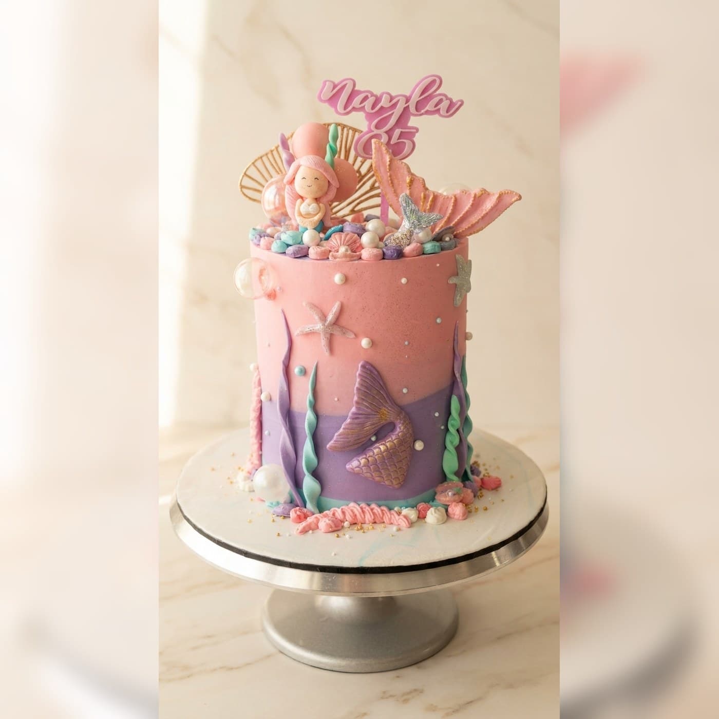 Mermaid Kids Cake by Simshine Cakes