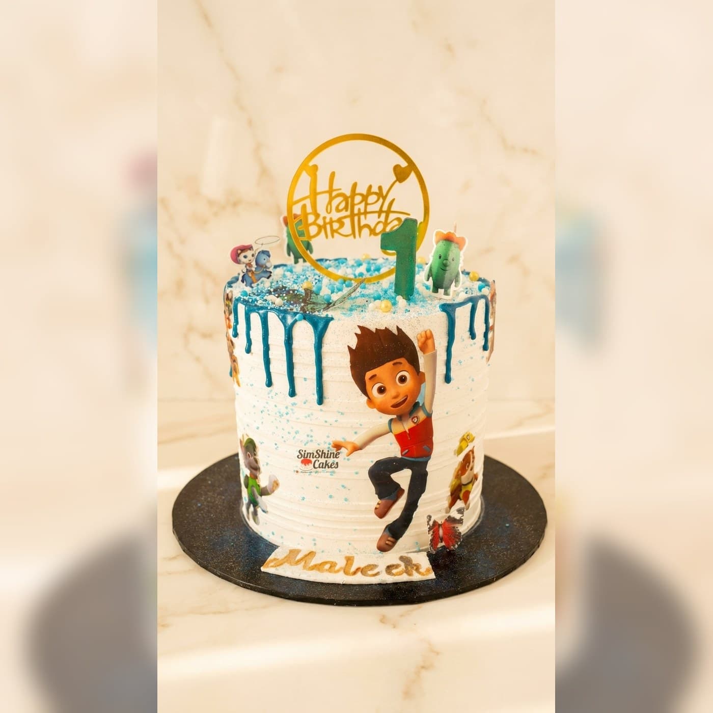 Character Birthday Kids Cake by Simshine Cakes