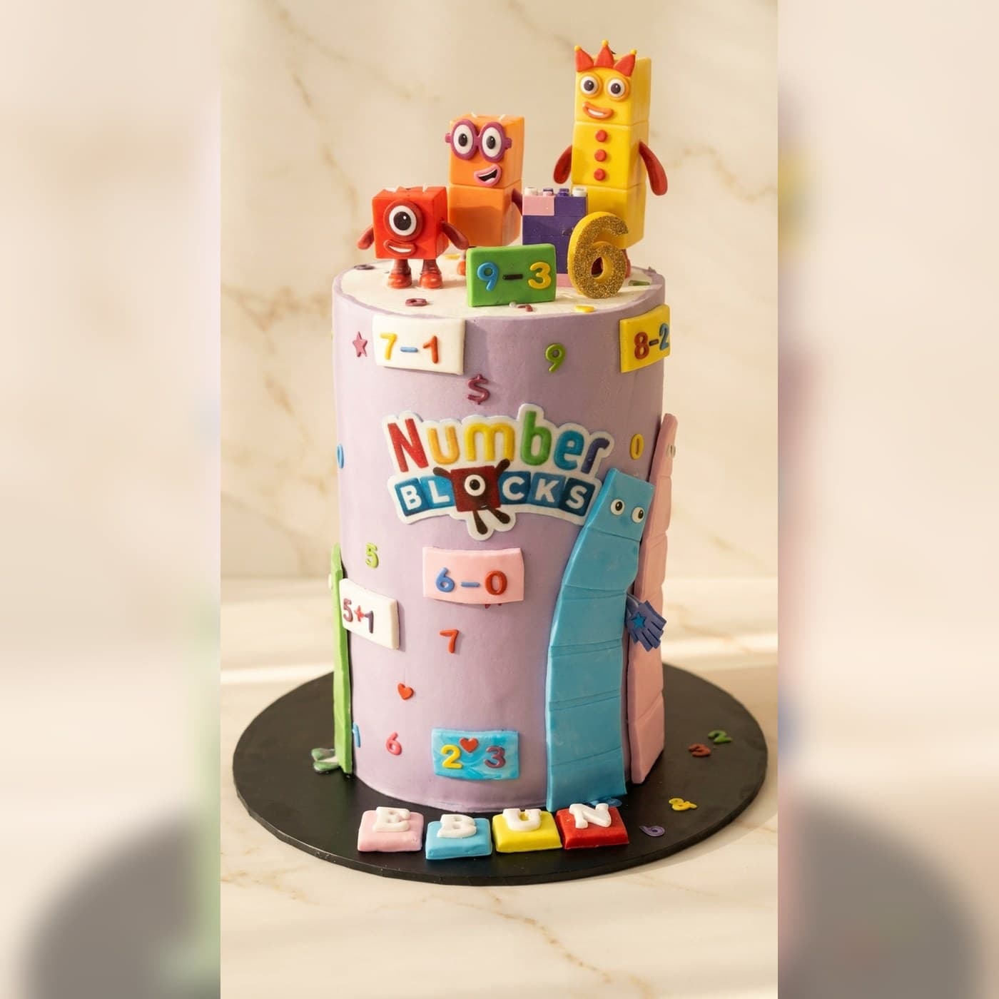Number Blocks Kids Cake by Simshine Cakes