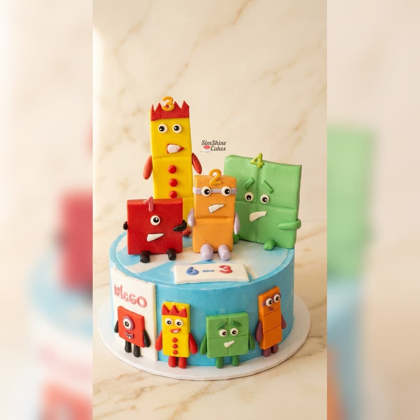 Building Blocks Kids Cake by Simshine Cakes