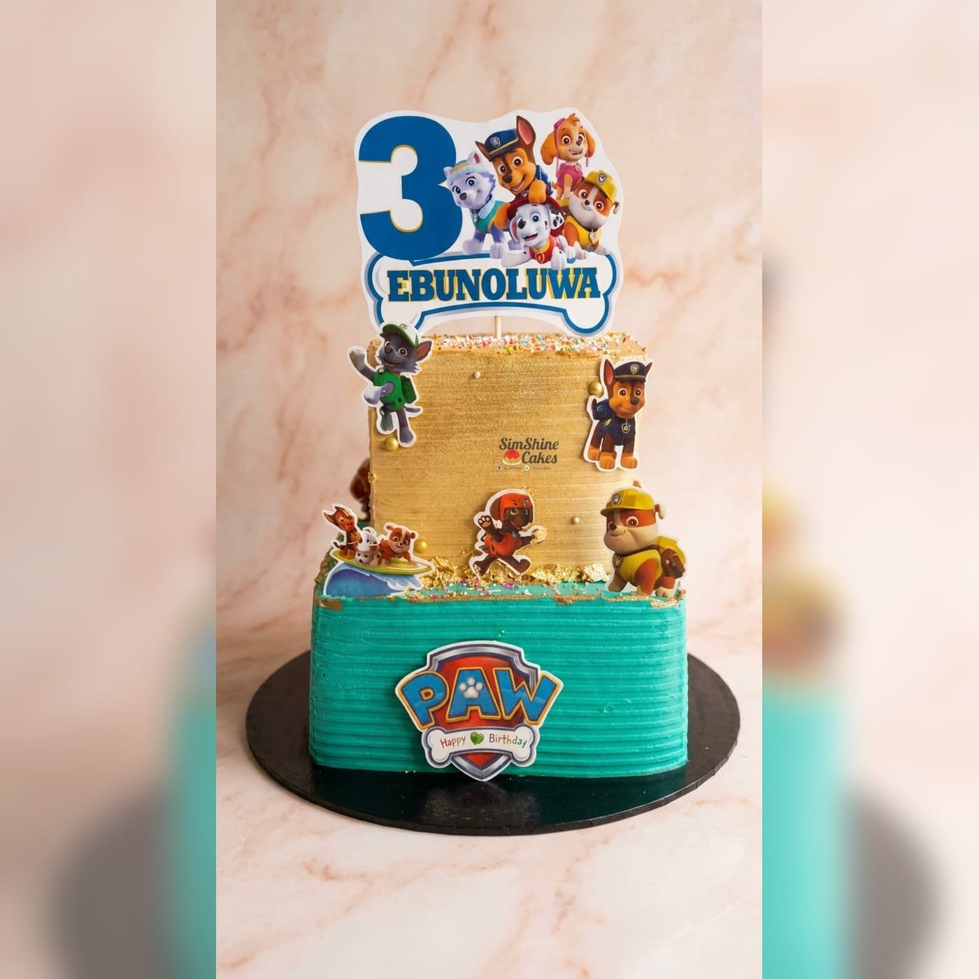 Paw Patrol Kids Cake by Simshine Cakes