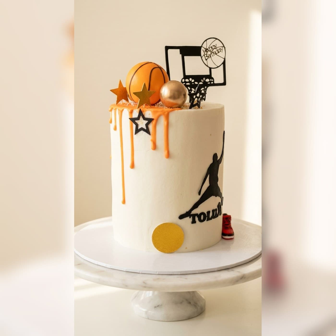 Basketball Sports Kids Cake by Simshine Cakes