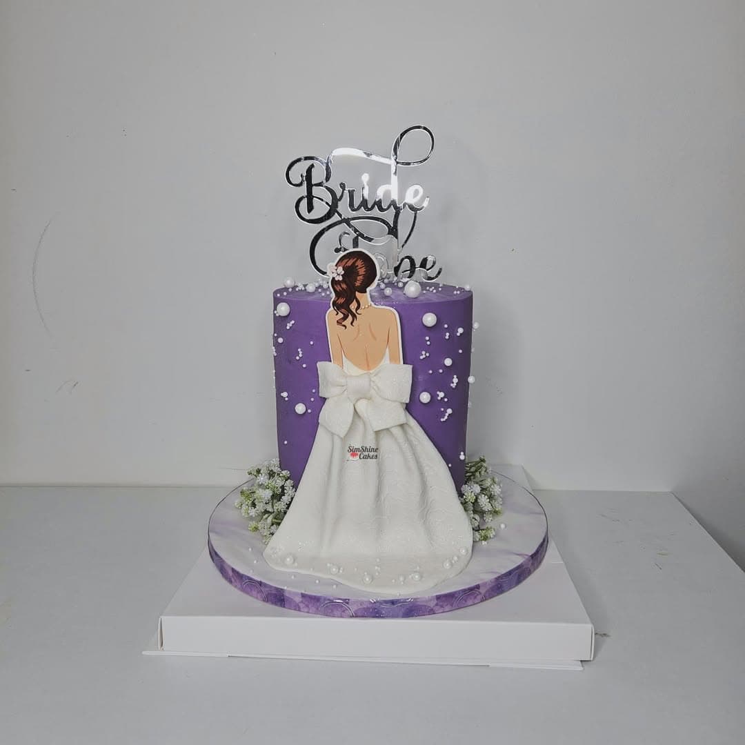 Bride To Be Wedding Cake by Simshine Cakes