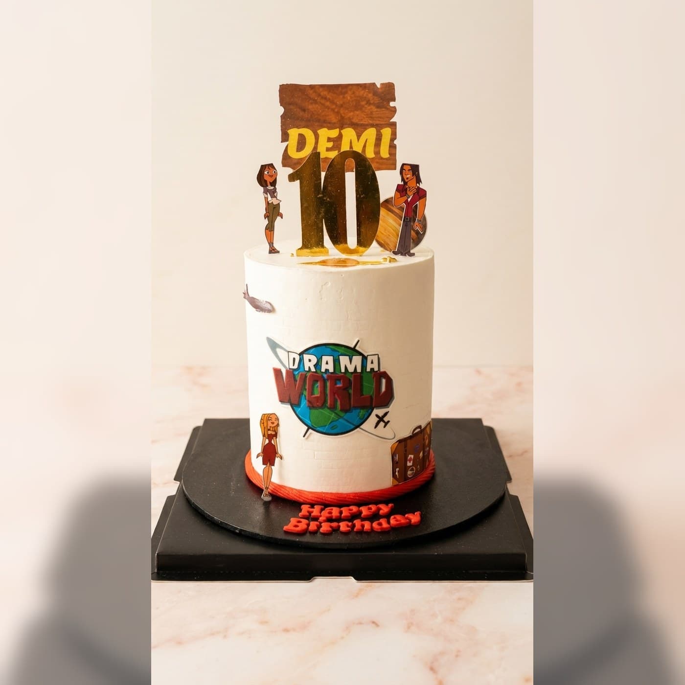 Theatre Theme Birthday Cake by Simshine Cakes