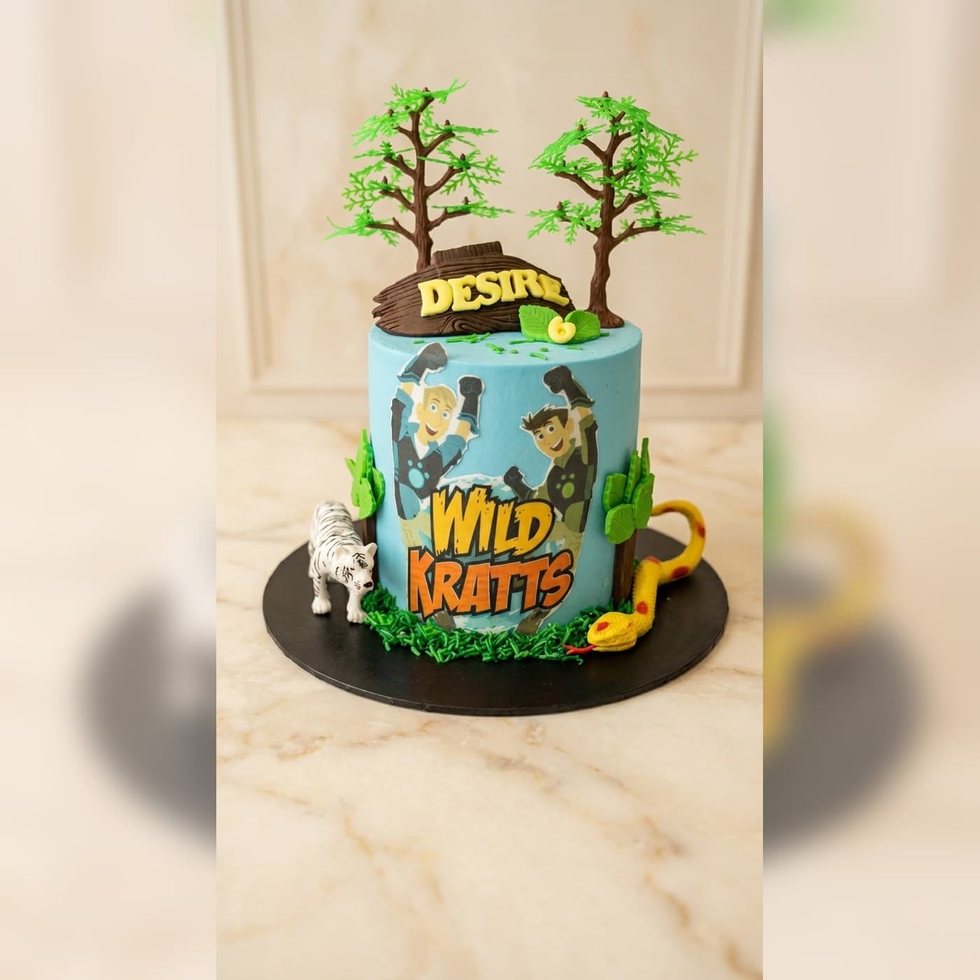 Animal Adventure Kids Cake by Simshine Cakes