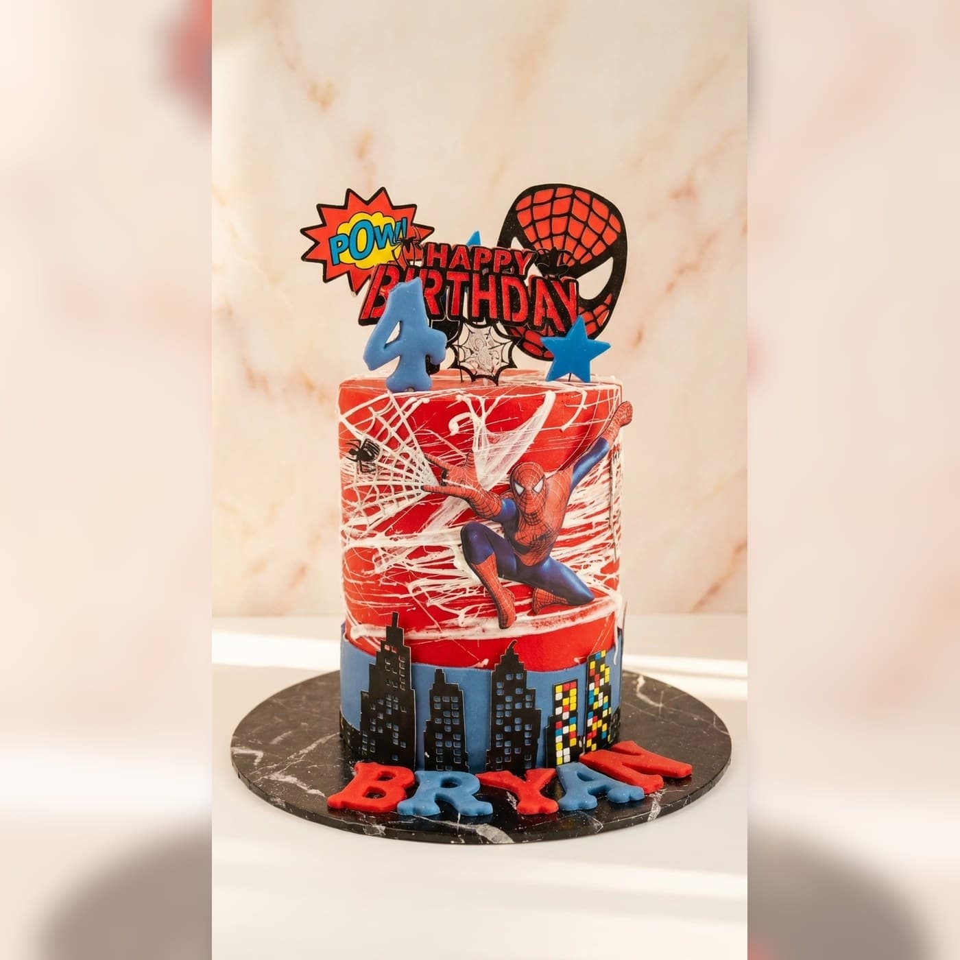 Spider-Man Kids Cake by Simshine Cakes