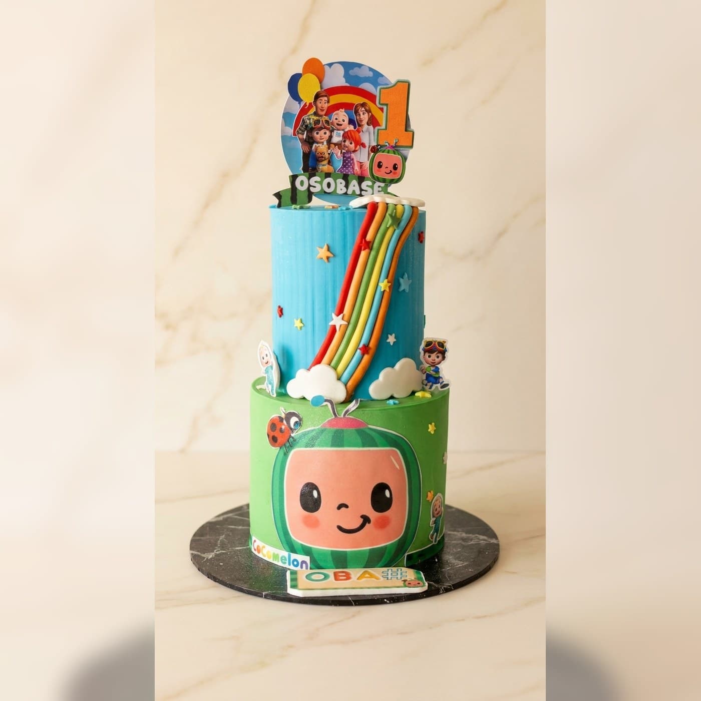 Colourful Character Kids Cake by Simshine Cakes
