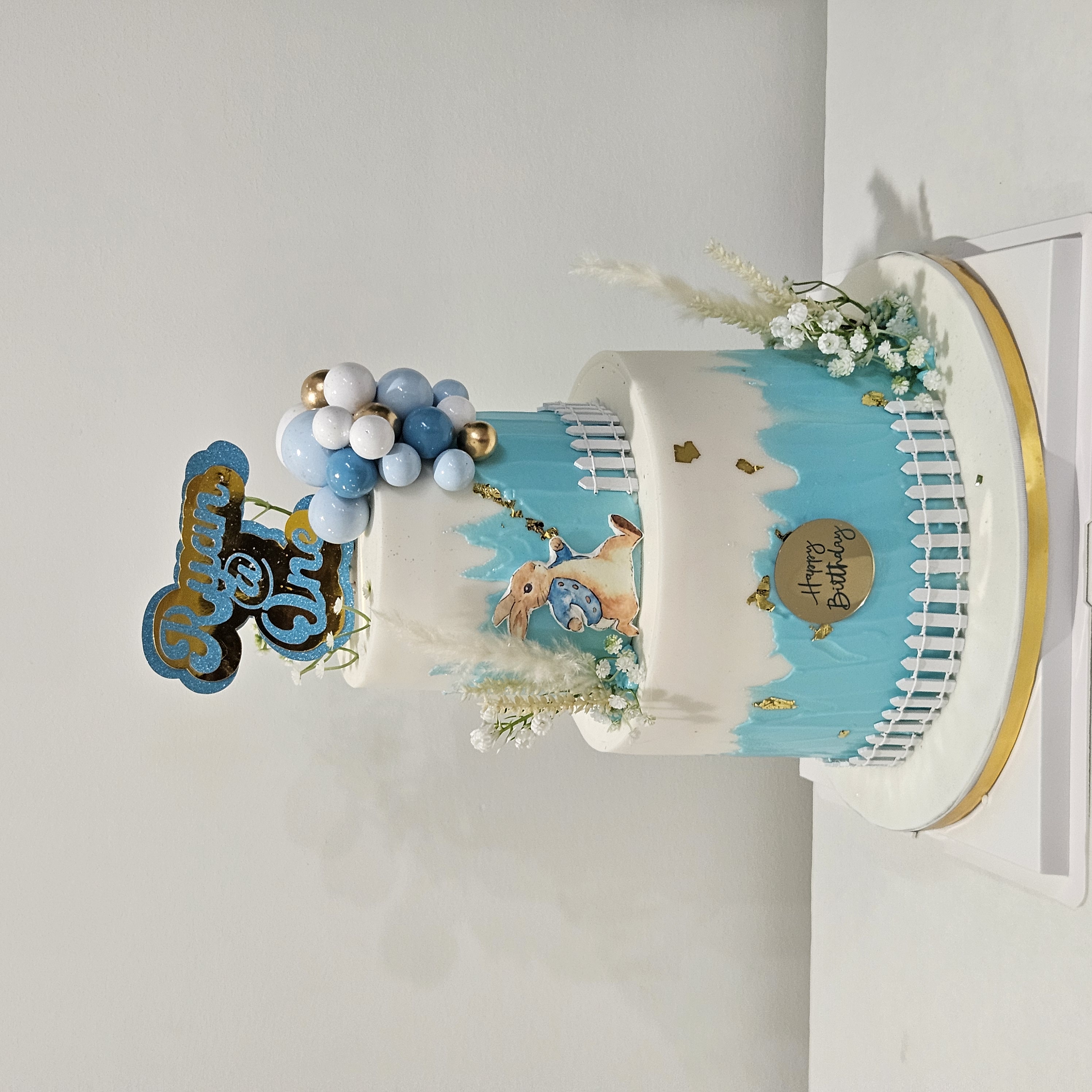 Peter Rabbit Baby Shower Cake